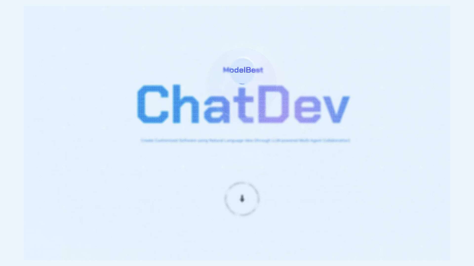 ChatDev 界面预览