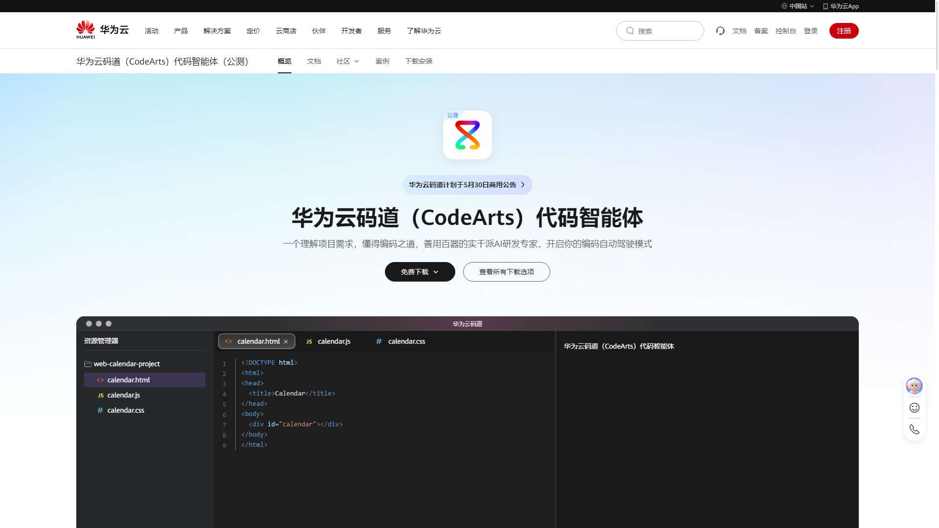 CodeArts Doer 界面预览