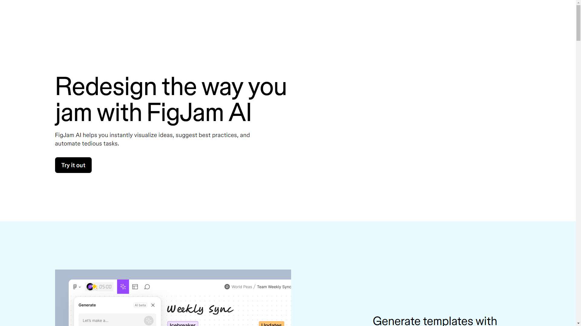 FigJam AI 界面预览