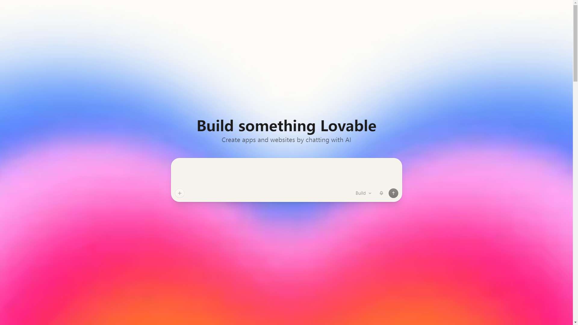 Lovable 界面预览