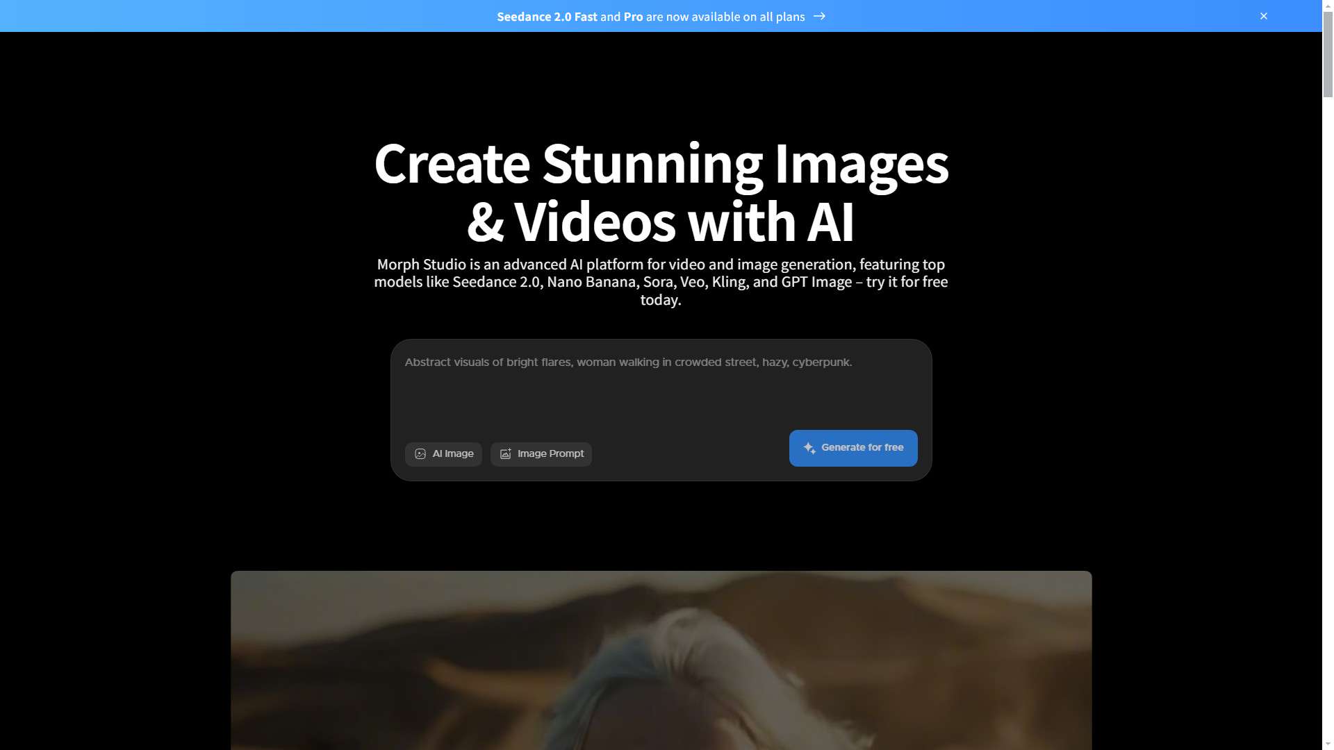 Morph Studio 界面预览