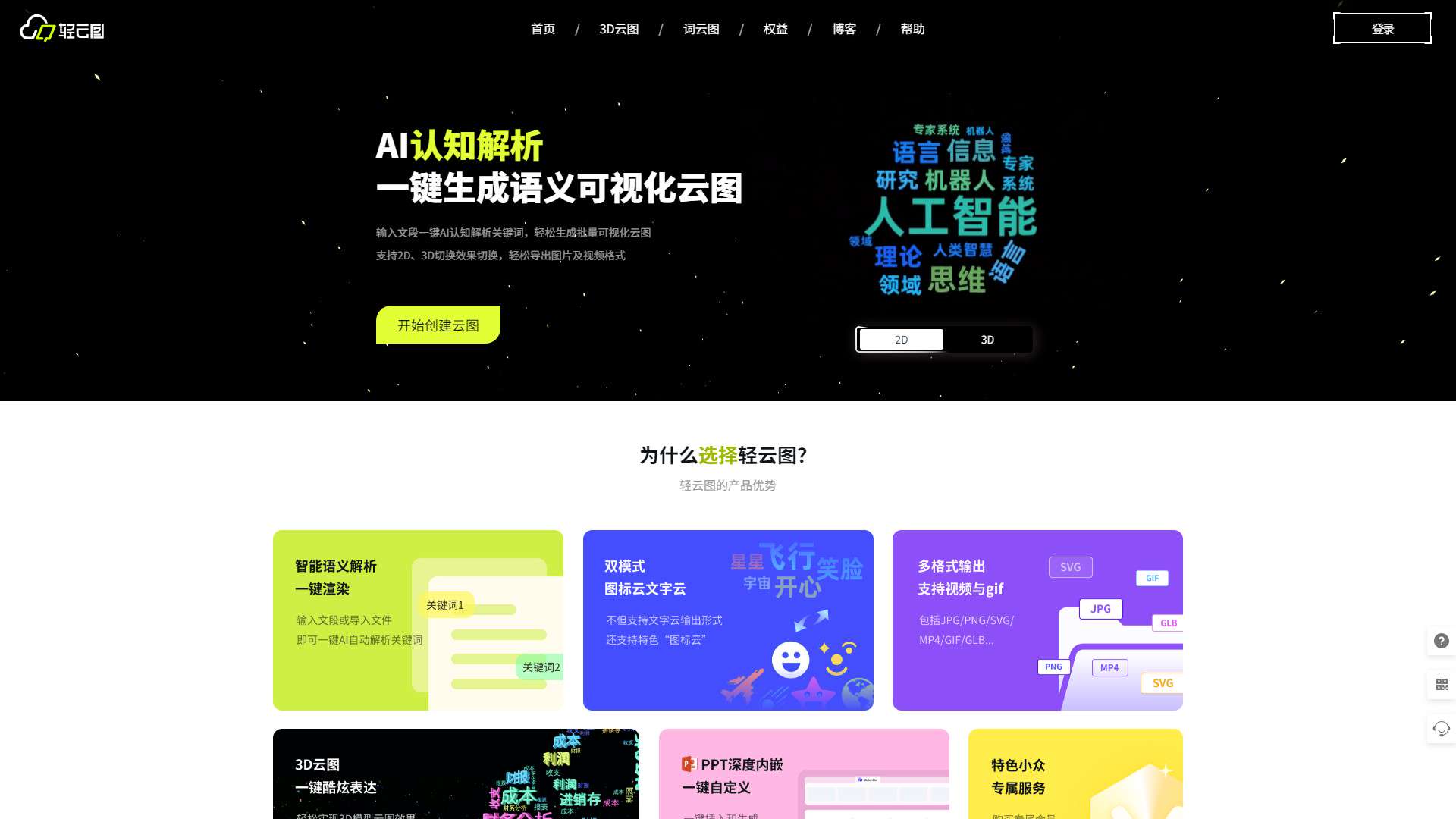 轻云图 界面预览