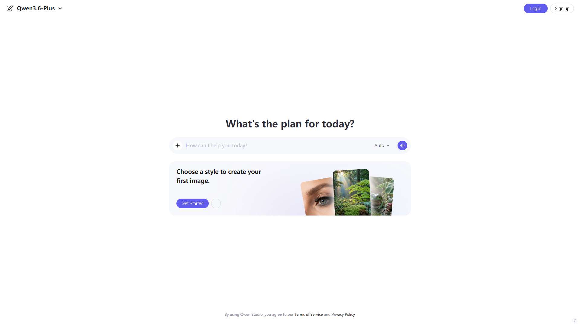 Qwen Chat 界面预览